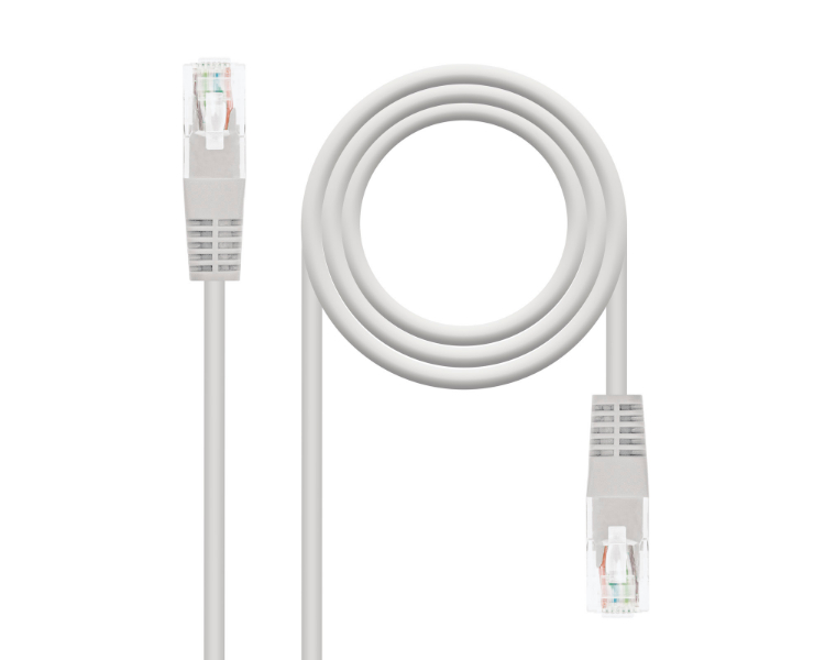CABLE DE RED LATIGUILLO RJ45 CAT6 UTP 25 M GRIS NANOCABLE