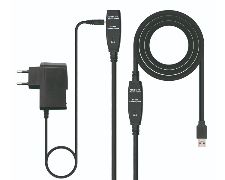 CABLE DE EXTENSION USB TIPO A/M-A/H 10M NANOCABLE
