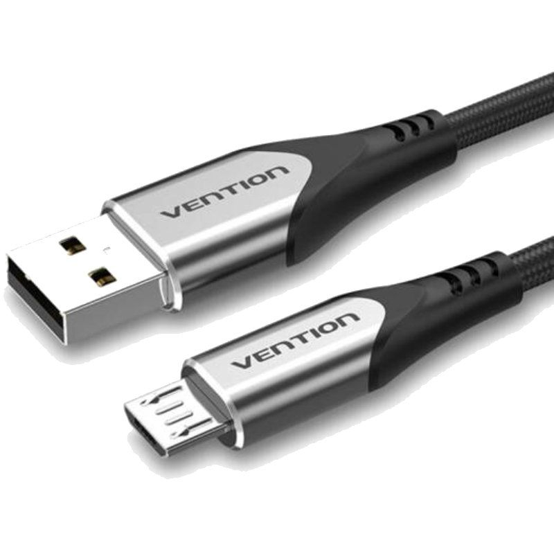 CABLE USB 2.0 A MICRO USB M-M 0.5 M GRIS VENTION
