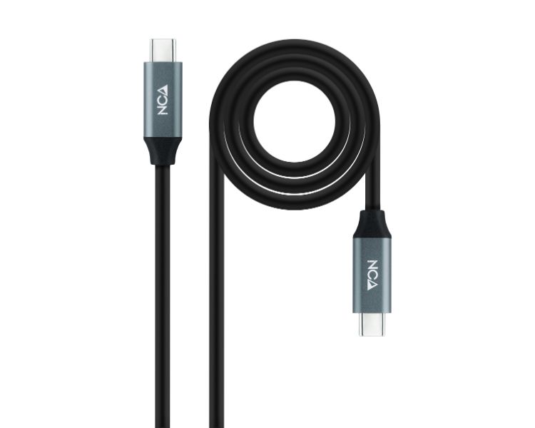 CABLE USB 3.2 GEN2x2 20Gbps 5A 100W USB-C/M USB-C/M 1.5 M NEGRO NANOCABLE