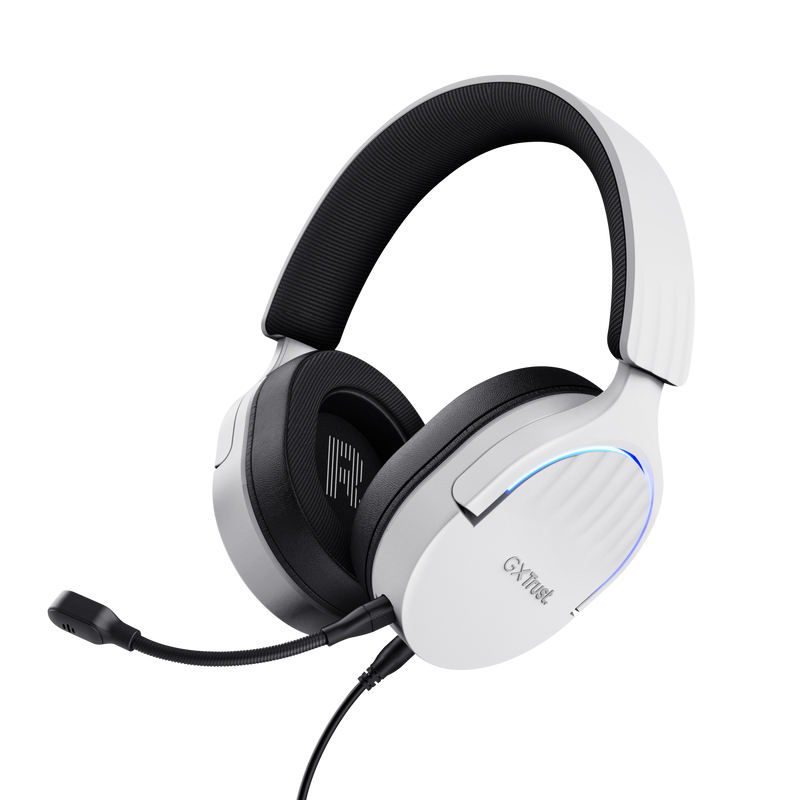 AURICULAR GAMING GXT490 FAYZO USB 7.1 BLANCO TRUST