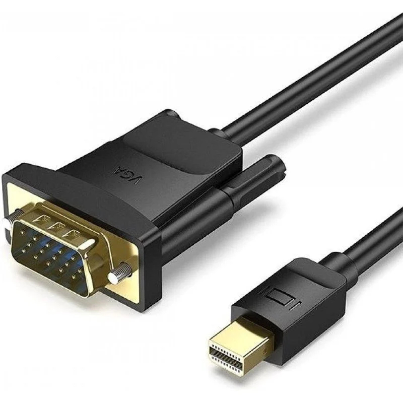 CONVERSOR MINI DISPLAYPORT/M A VGA/H 2 M NEGRO VENTION