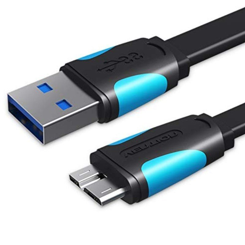 CABLE MICRO USB A USB-A 3.0 M-M 1.5 M NEGRO VENTION