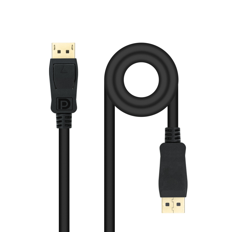 CABLE DISPLAYPORT 1.4 DP/M-DP/M NEGRO 5 M NANOCABLE