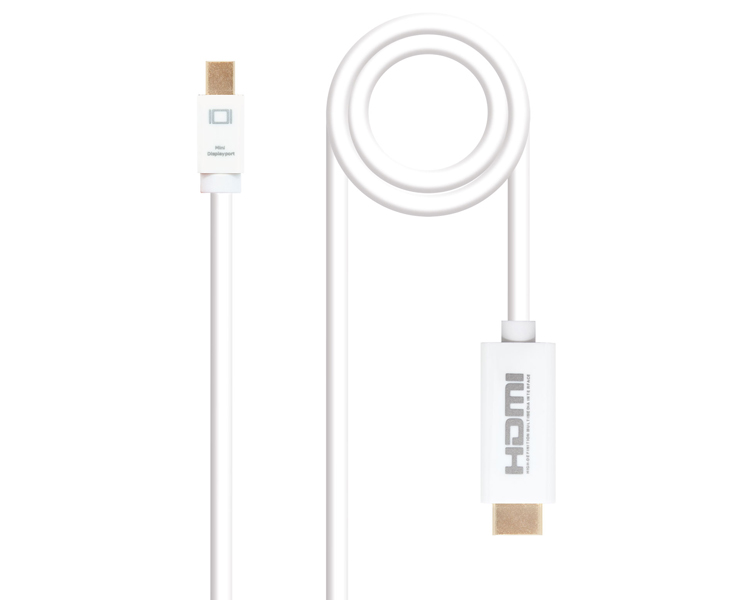CONVERSOR MINI DISPLAYPORT A HDMI 5 M BLANCO NANOCABLE