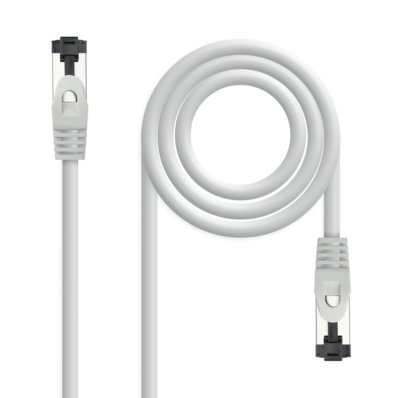 CABLE DE RED LATIGUILLO SSTP CAT8.1 AWG26 15 M GRIS NANOCABLE