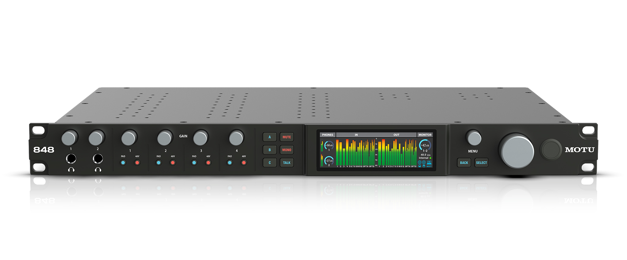 INTERFACE 848 (THUNDERBOLT 4/USB-C/AVB)