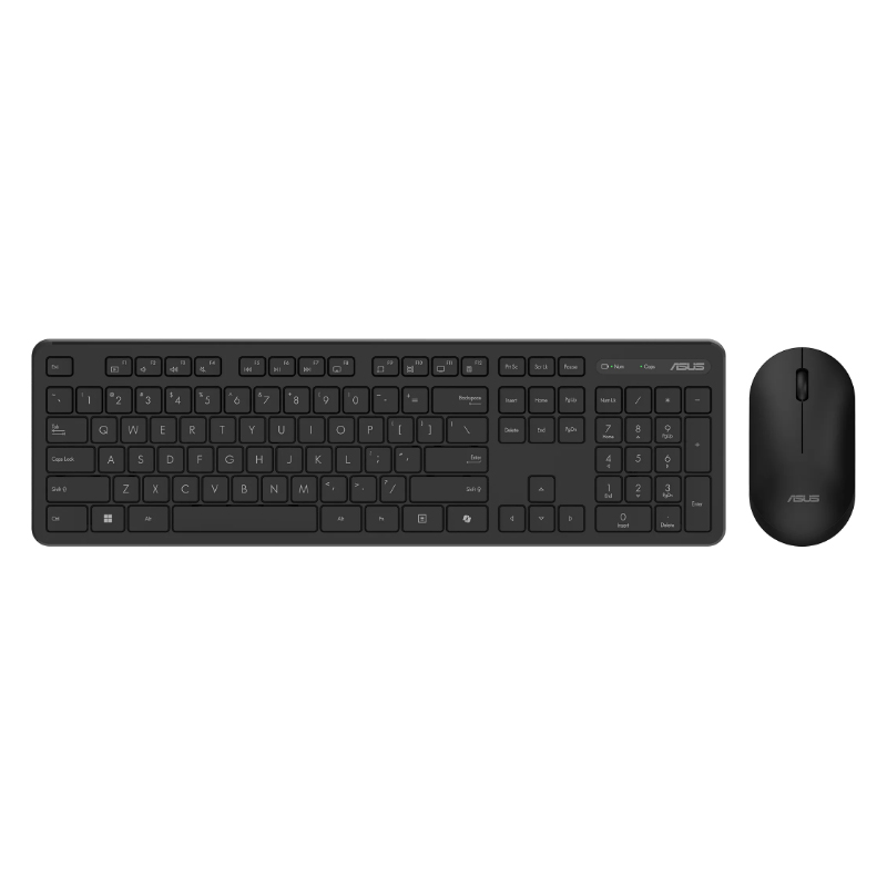 TECLADO + RATON WIRELESS CW100 NEGRO ASUS