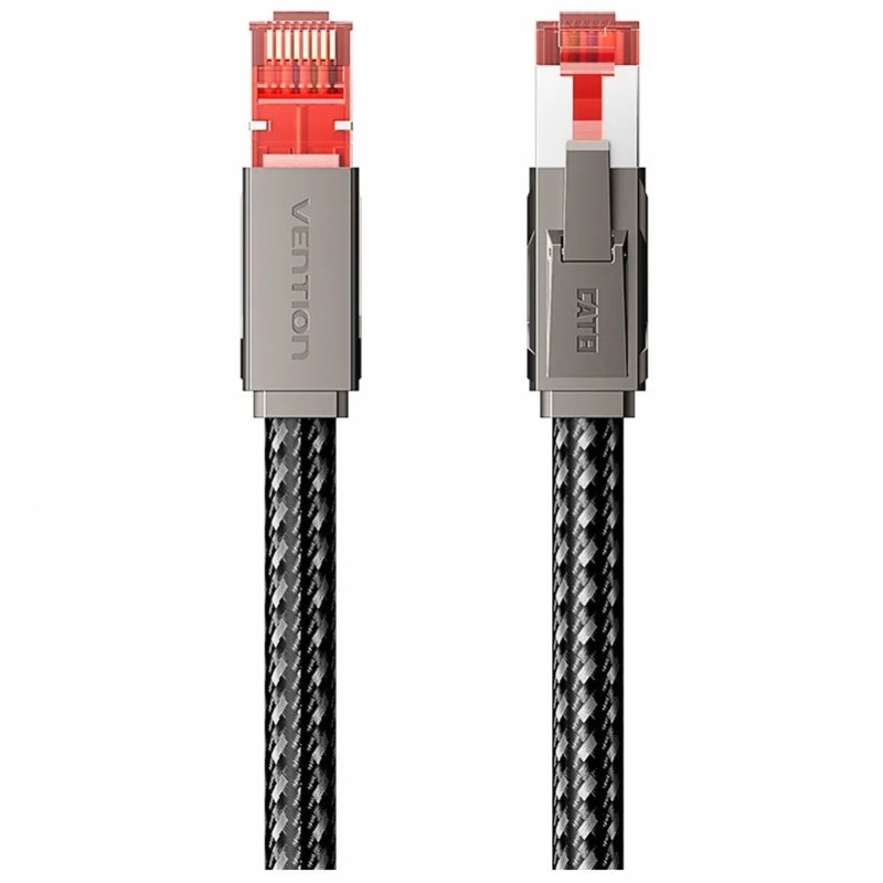 CABLE DE RED LATIGUILLO RJ45 GAMING CAT.8 SFTP AWG26 1 M GRIS VENTION