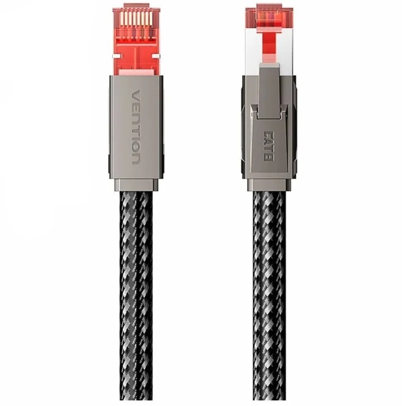 CABLE DE RED LATIGUILLO RJ45 GAMING CAT.8 SFTP AWG26 3 M GRIS VENTION